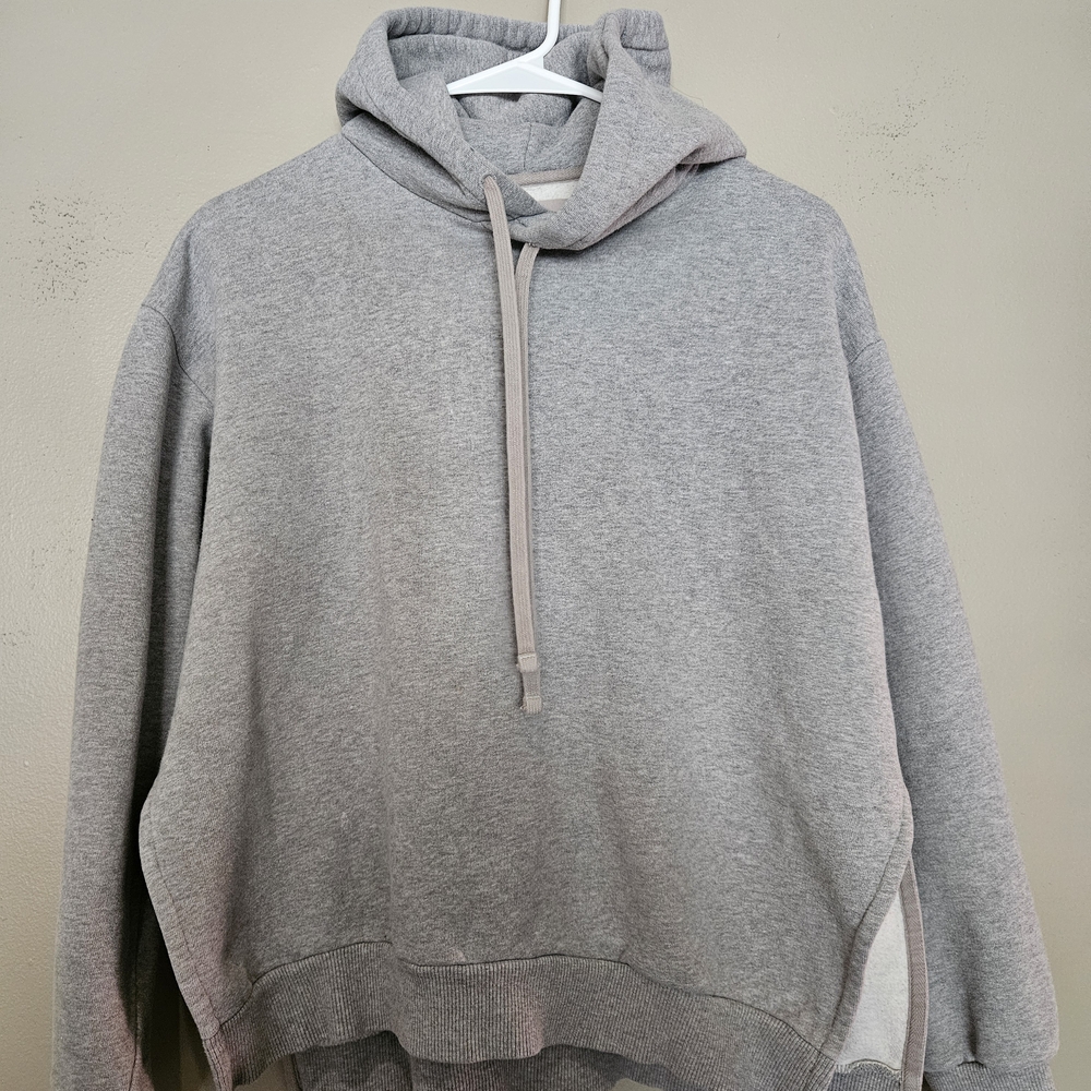 Everlane Gray Fleece-Lined Hoodie